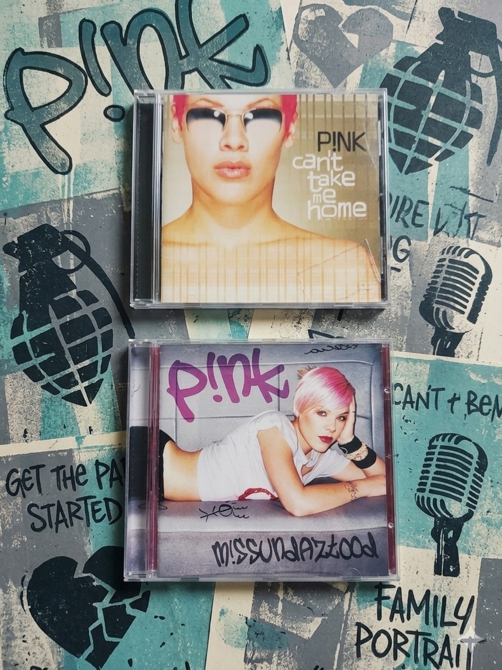 ​P!nk CD Lot 2 Albums Can't Take Me Home & Missundaztood Pink Pop Rock Music
